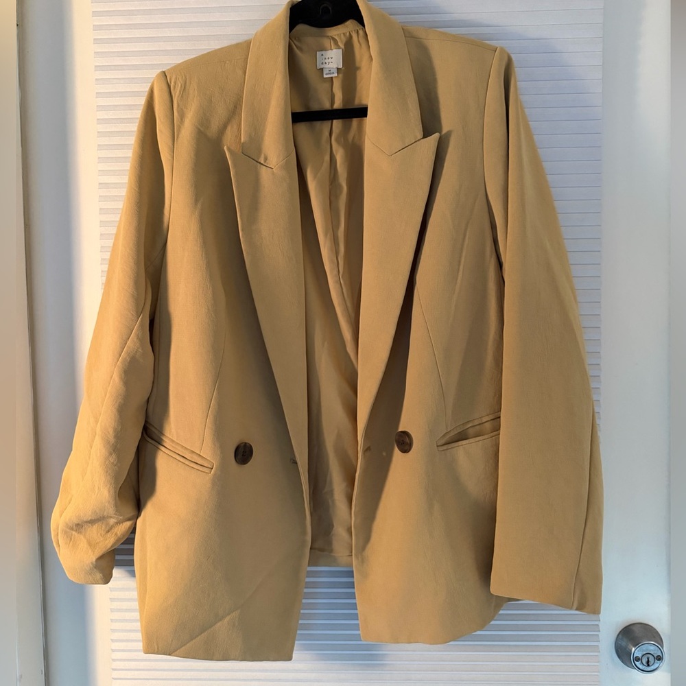 Target a new day double breasted tan blazer